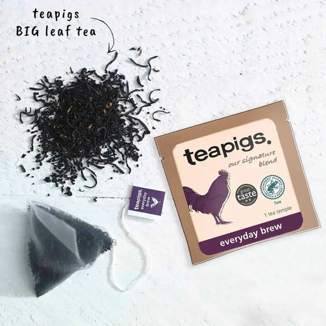 Teapigs Everyday Brew Tea Bags Tag & Envelope - Pack of 50