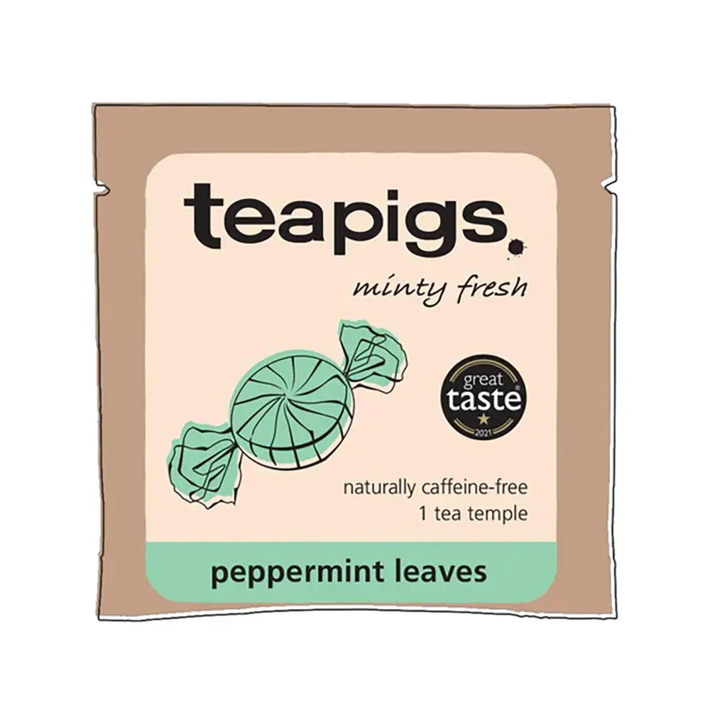 Teapigs Peppermint Tea Bags Tag & Envelope - Pack of 50