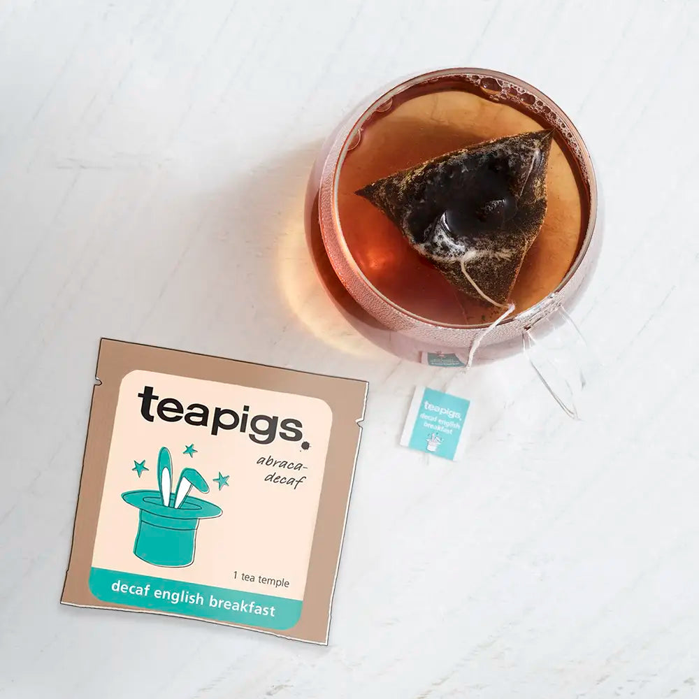 Teapigs Decaf English Breakfast Tea Bags Tag & Envelope - Pack of 50