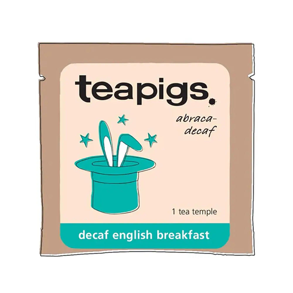 Teapigs Decaf English Breakfast Tea Bags Tag & Envelope - Pack of 50