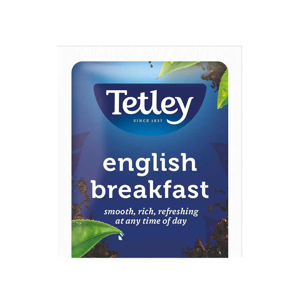 Tetley English Breakfast Tea Bags Tag & Envelope - Pack of 25