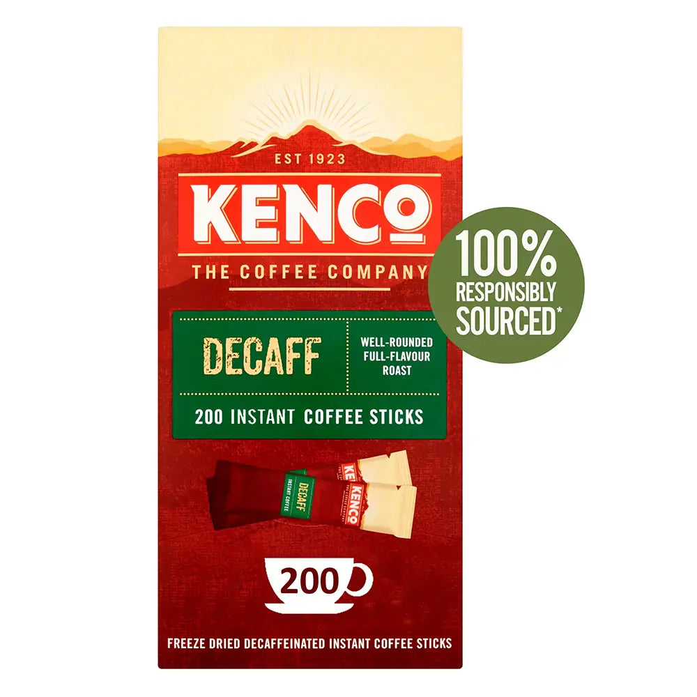 Kenco Decaf Instant Coffee Sticks - Pack of 200