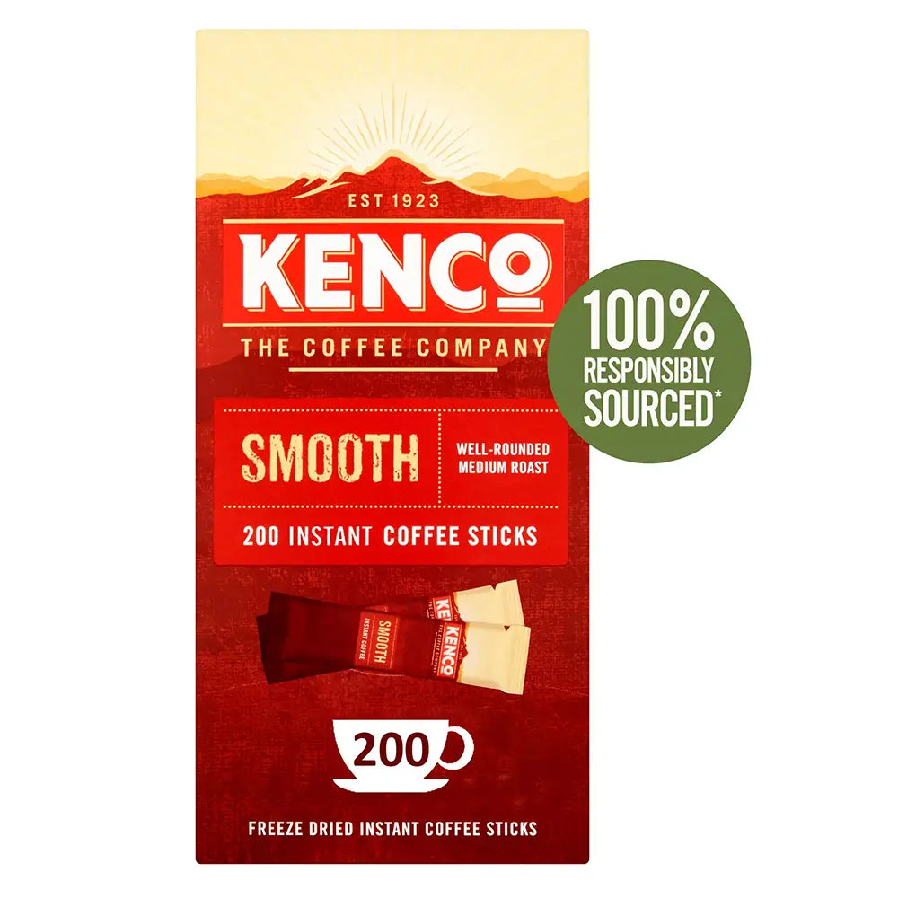 Kenco Smooth Instant Coffee Sticks - Pack of 200