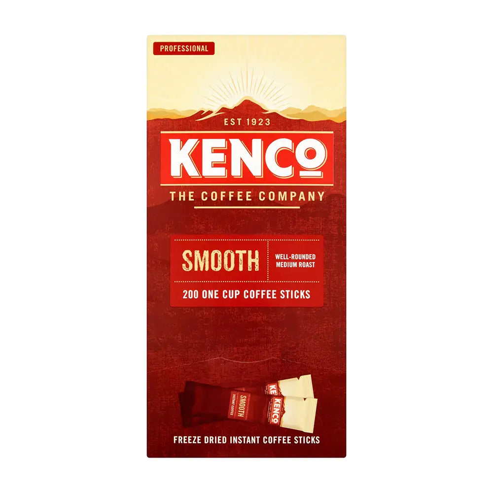 Kenco Smooth Instant Coffee Sticks - Pack of 200