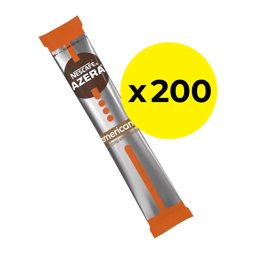 Nescafe Azera Americano Instant Coffee Sticks - Pack of 200