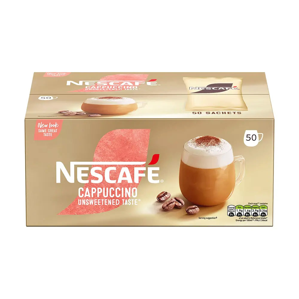 Nescafe Cappuccino Instant Sachet - Pack of 50