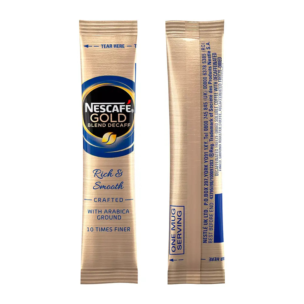 Nescafe Gold Blend Decaf Instant Coffee Stick - Pack of 200