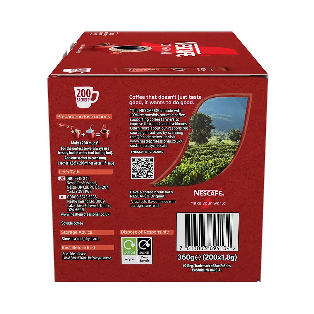 Nescafe Original Instant Coffee Stick - Pack of 200