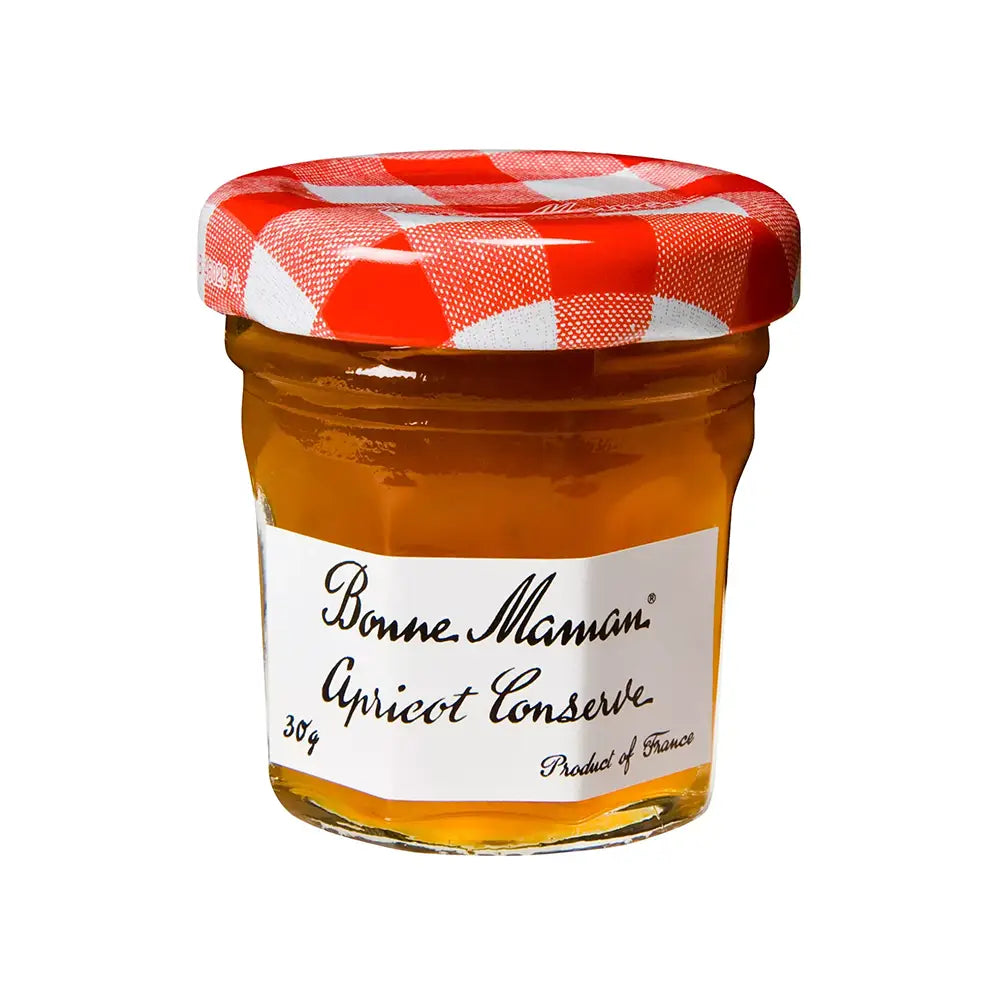 Bonne Maman Apricot Conserve 30g Glass Jar - Pack of 60