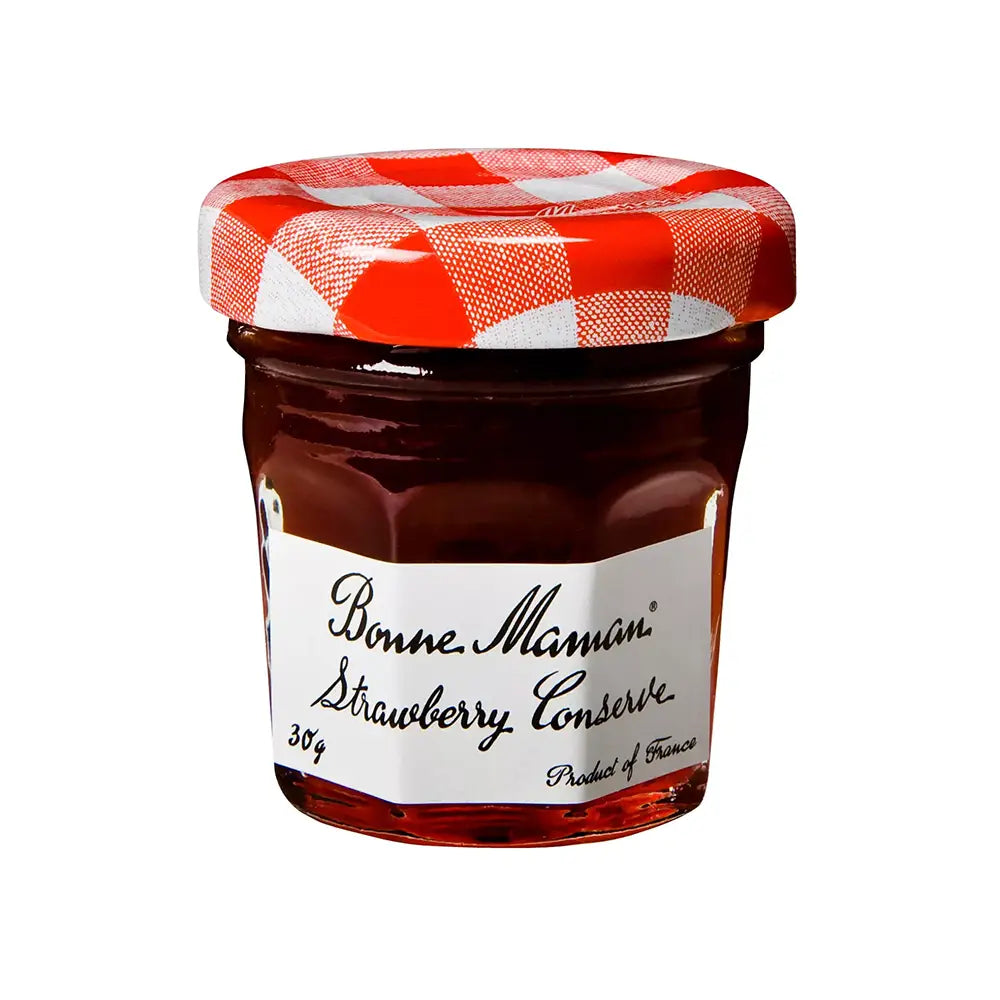 Bonne Maman Strawberry Conserve 30g Glass Jar - Pack of 60