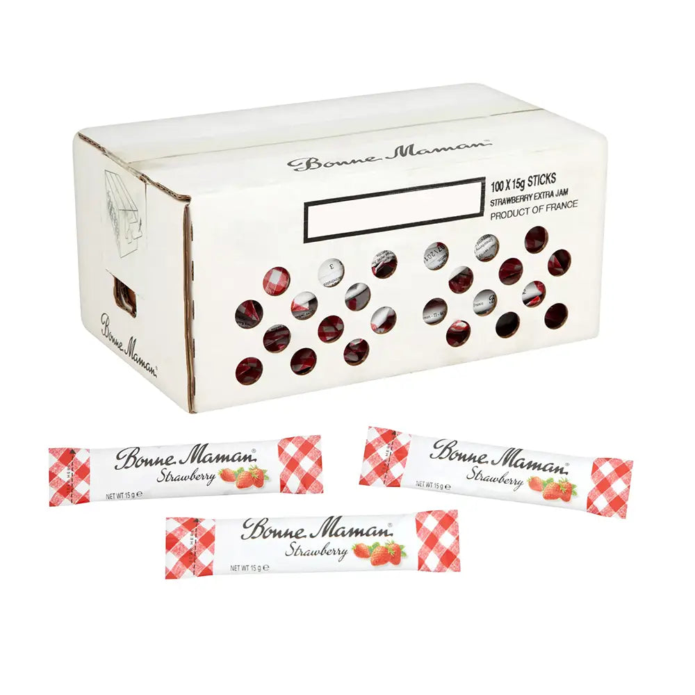 Bonne Maman Strawberry Conserve 15g Stick - Pack of 100
