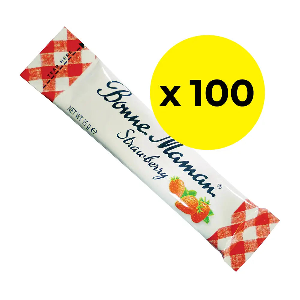 Bonne Maman Strawberry Conserve 15g Stick - Pack of 100