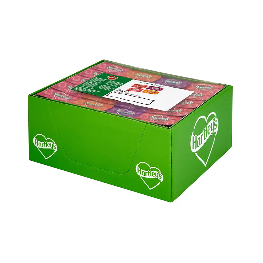 Hartleys Assorted Jam Portions - Pack of 100