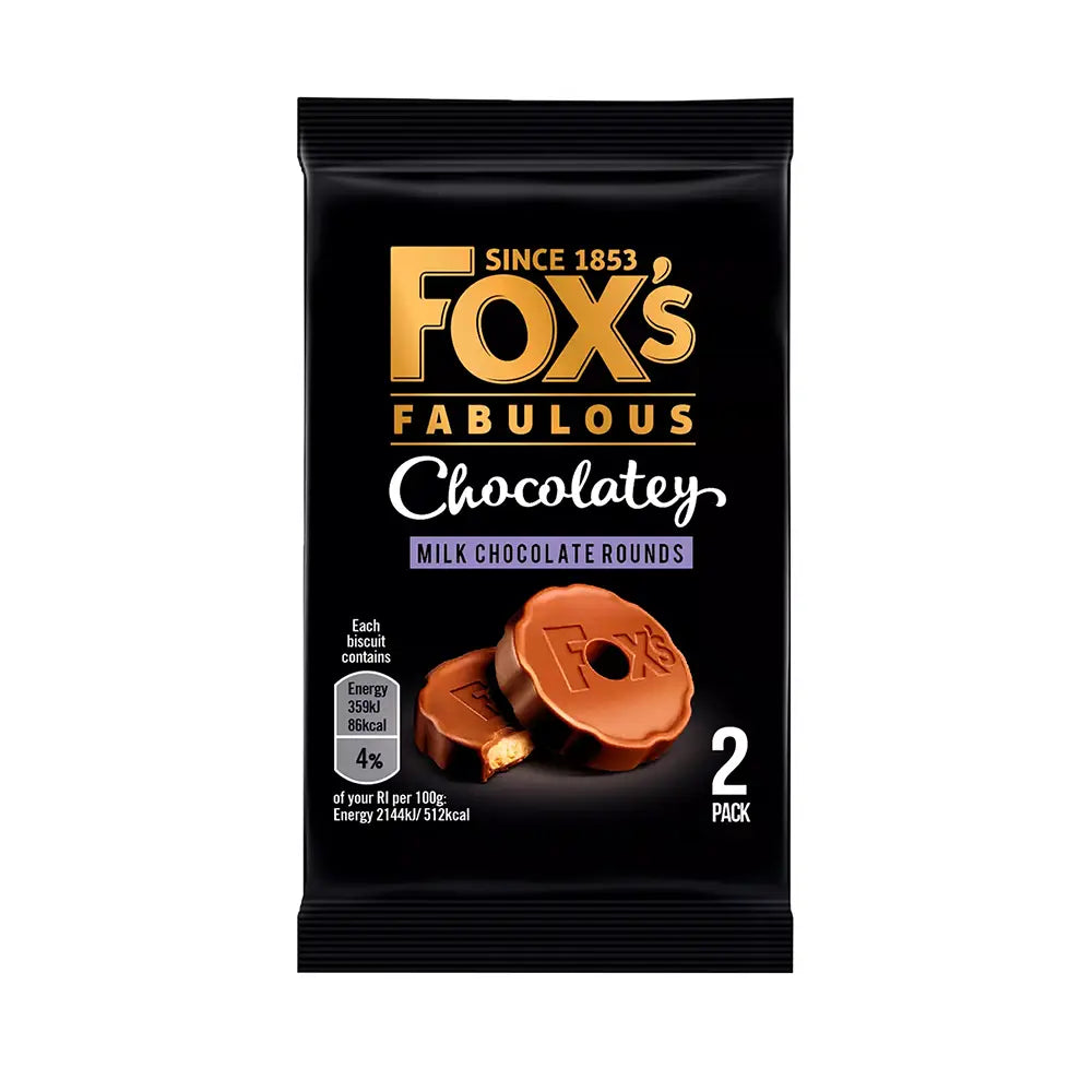 Fox's Mini Chocolate Rounds Twin-Pack Biscuits - Pack of 48