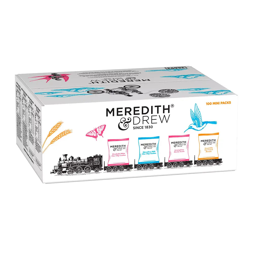 Meredith & Drew Twin-Pack Biscuits (4 varieties) - Pack of 100