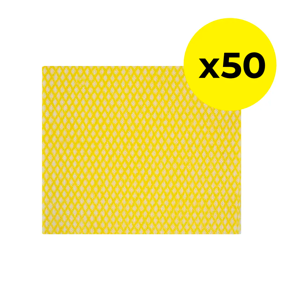 Lightweight Handy Cleaning Cloth - Pack of 50