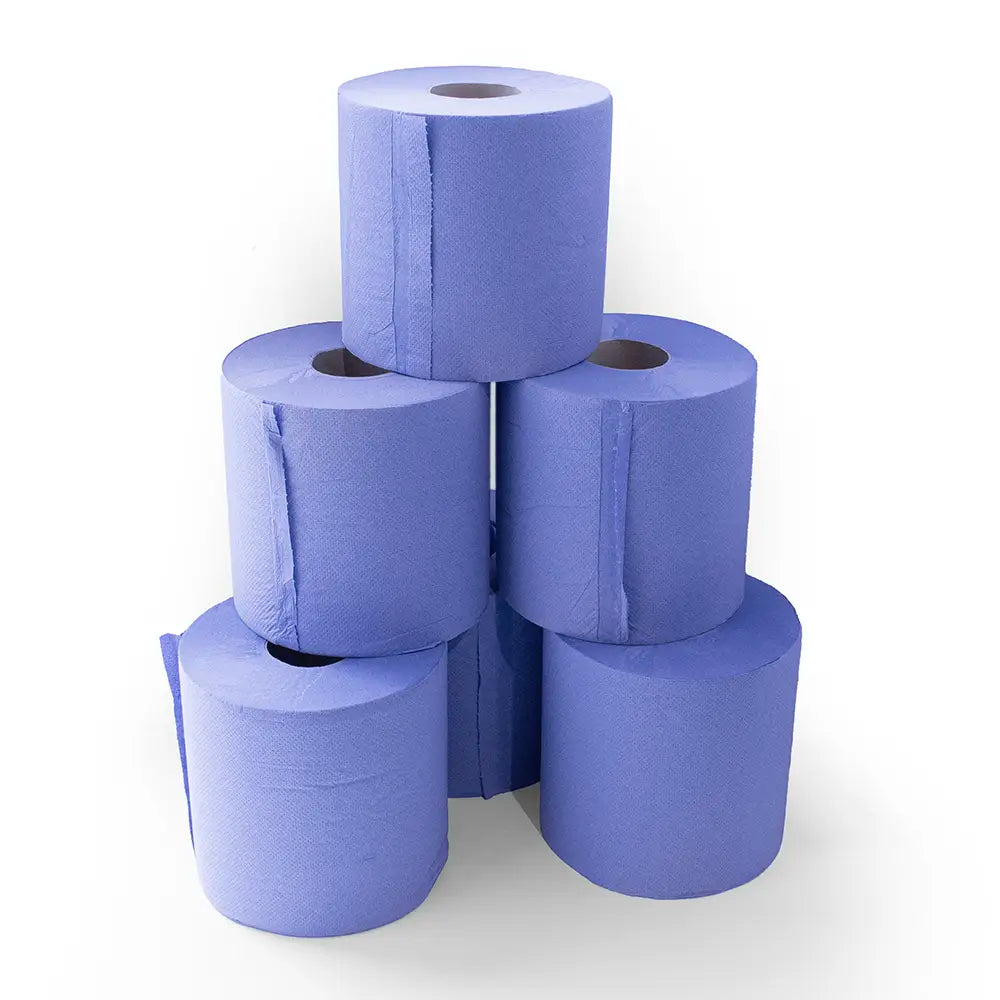 Blue Centrefeed Roll 2 Ply 150m - Pack of 6