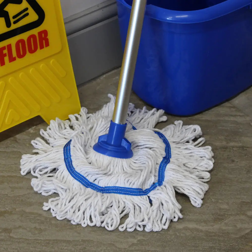 Extra Long Mop & Broom Handle being used as part of a mop