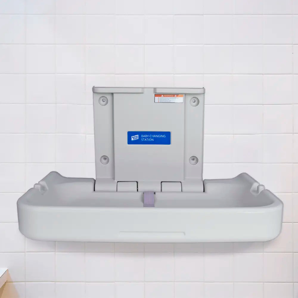 Wall Mounted Baby Changing Station - White