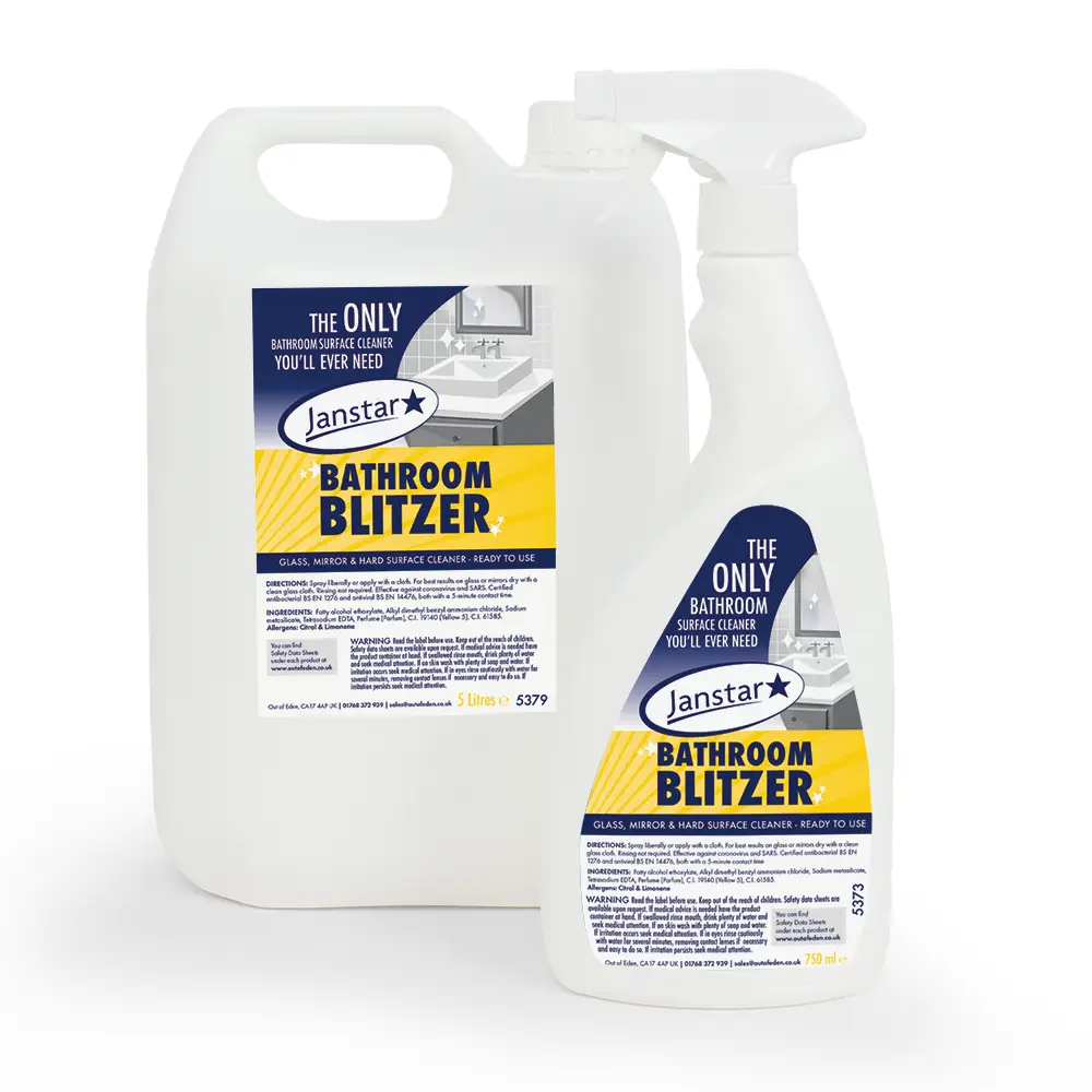 750ml Bathroom Biltzer spray and 5 Litre Bathroom Blitzer refil
