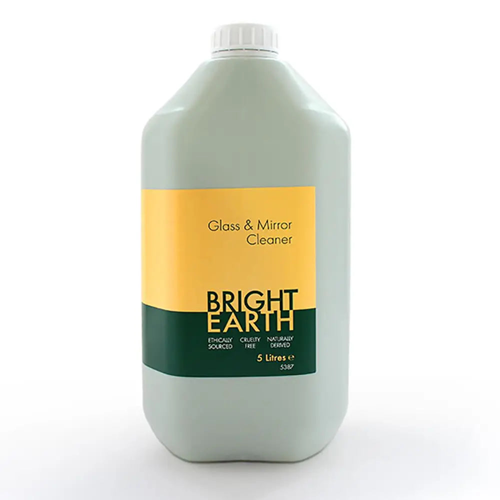 Bright Earth Glass & Mirror Cleaner 5L - will replenish 10 refillable spray bottles