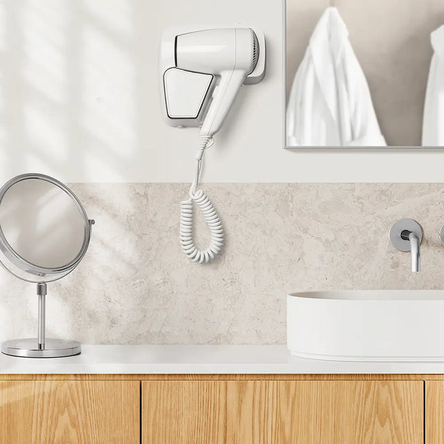 Wall-Mounted Hotel Hairdryer 1200W