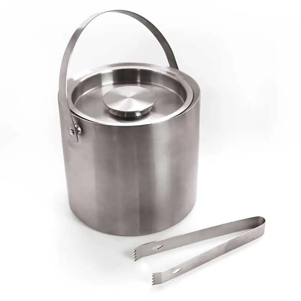 Stainless Steel Ice Bucket with Lid 3L