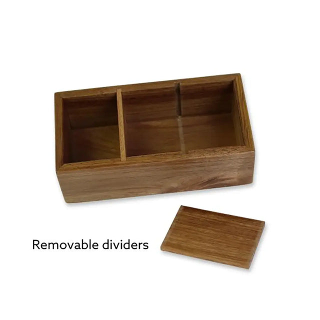 Acacia Refreshments Holder - Natural