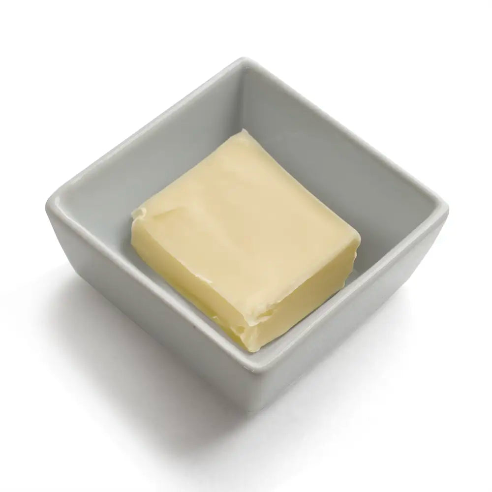 Porcelain Square Dish with butter
