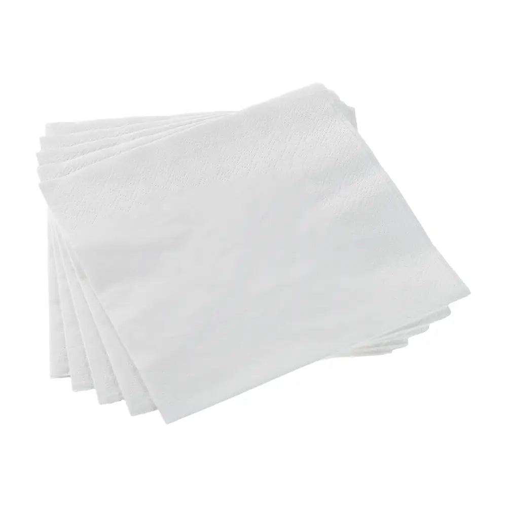 Neat pile of 2 ply paper napkins