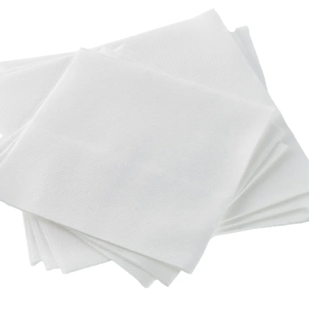 Airlaid napkin on a white background