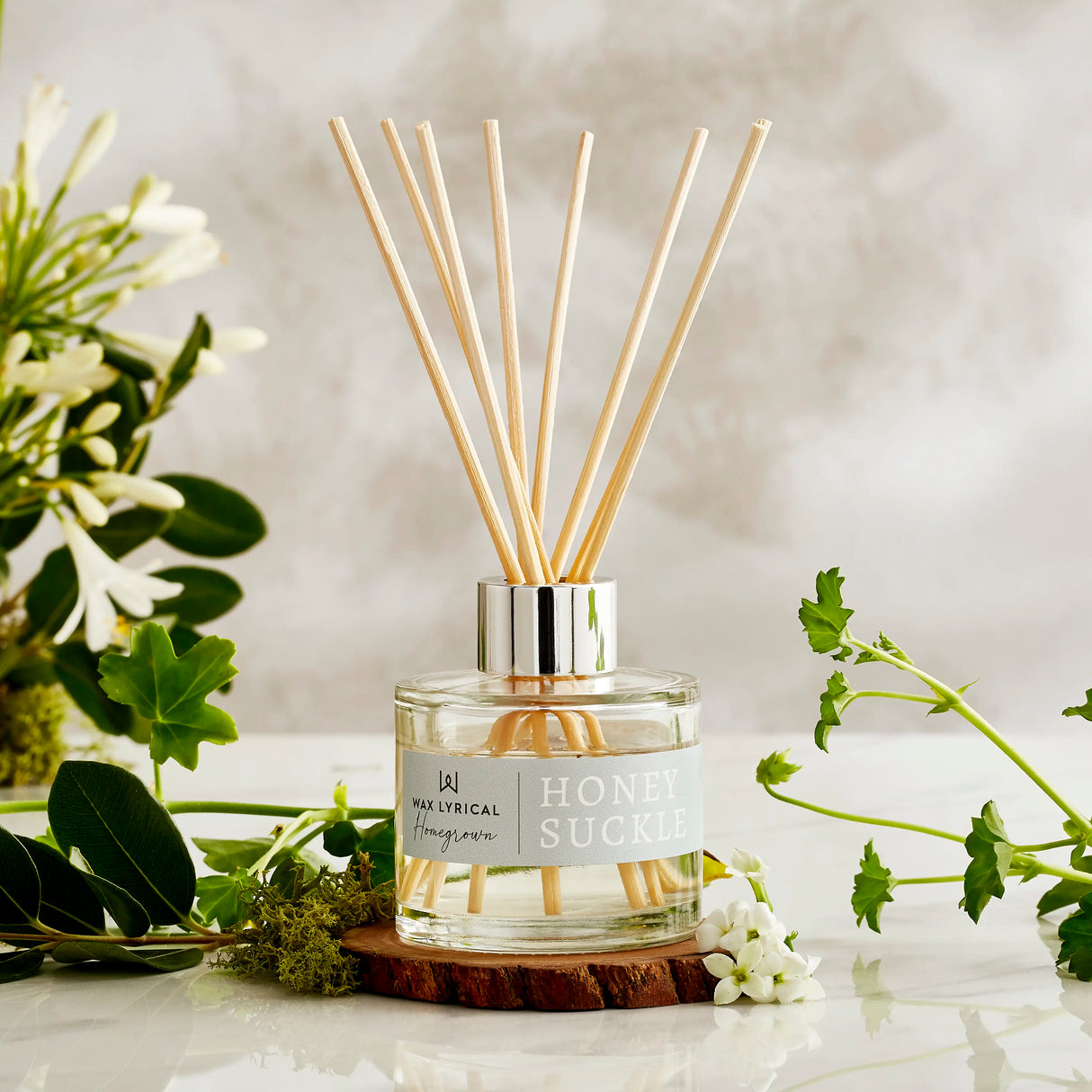 Wax Lyrical Homegrown Reed Diffuser Honeysuckle 100ml