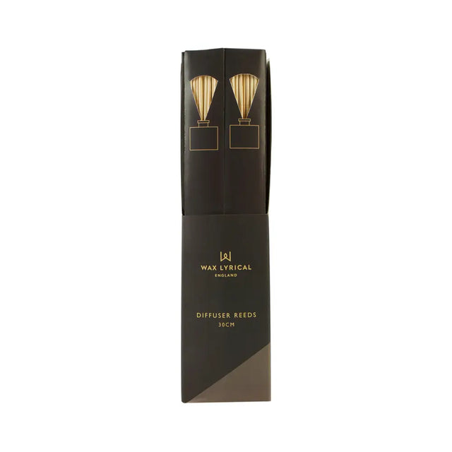 Wax Lyrical diffuser replacement reeds packaging on a white background