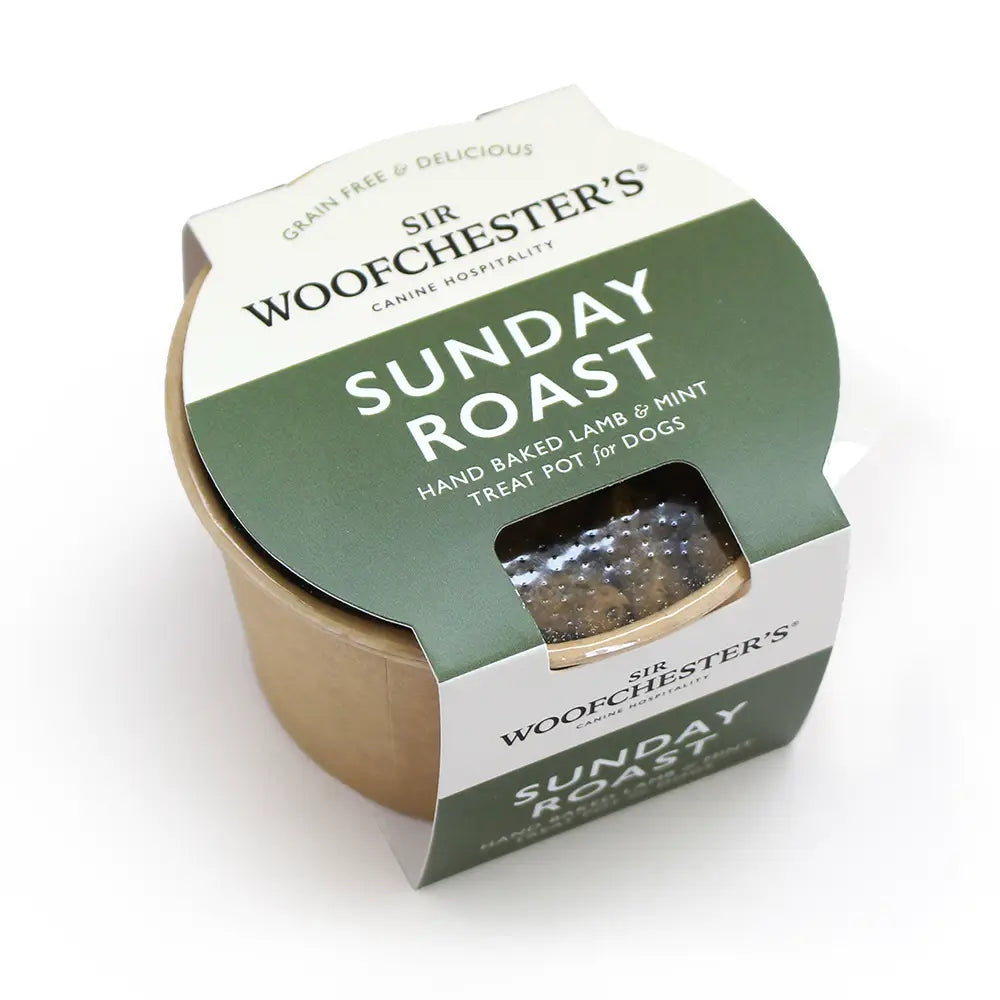 Sir Woofchester’s Hand Baked Dog Treat Pots - Pack of 30