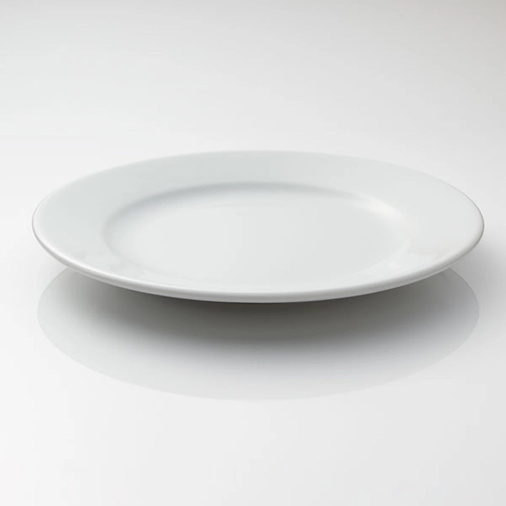 Wide rimmed plate
