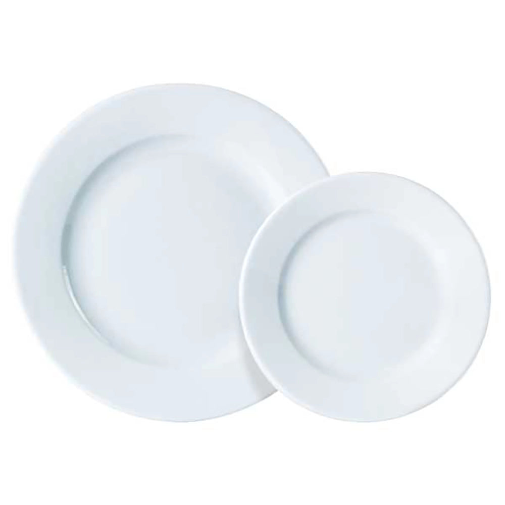 Wide rimmed plate