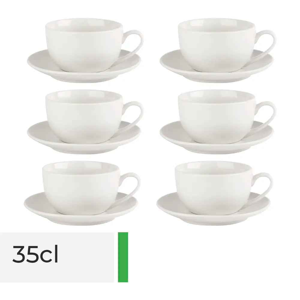 35cl Toughened Cappuccino Cup pack of 6
