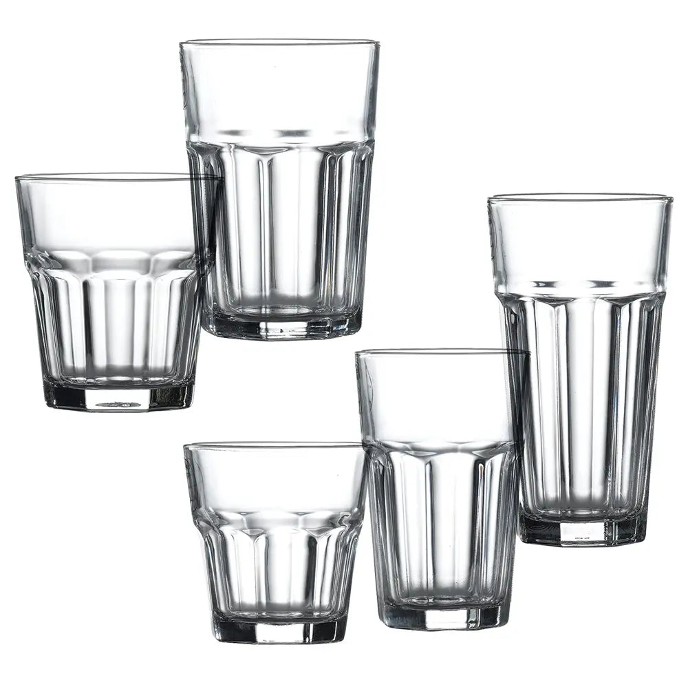 range of different capacities and sizes make these tumbler glasses