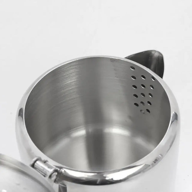 Stainless Steel Teapot - 1L inside detail