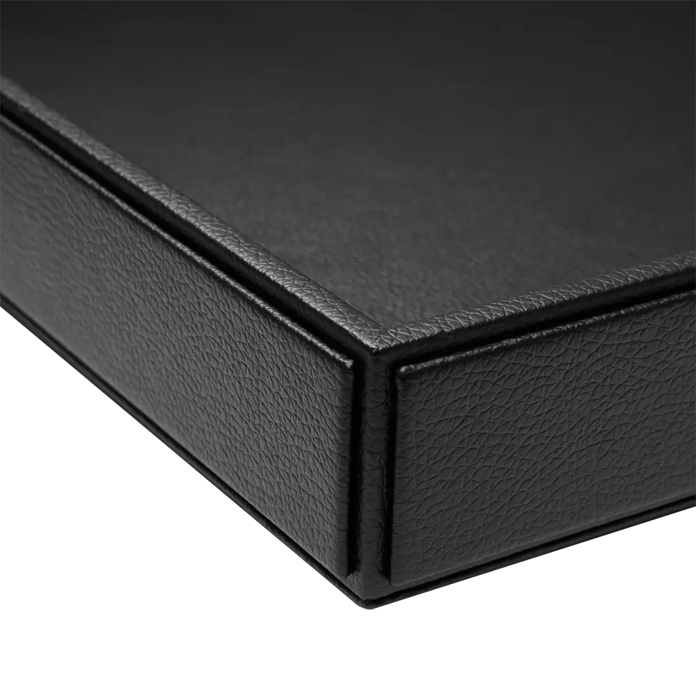 Faux Leather Large Room Tray