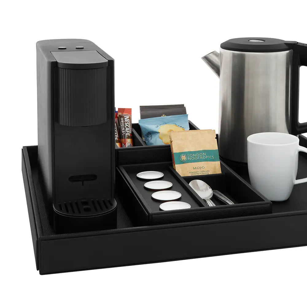 Faux Leather Large Room Tray