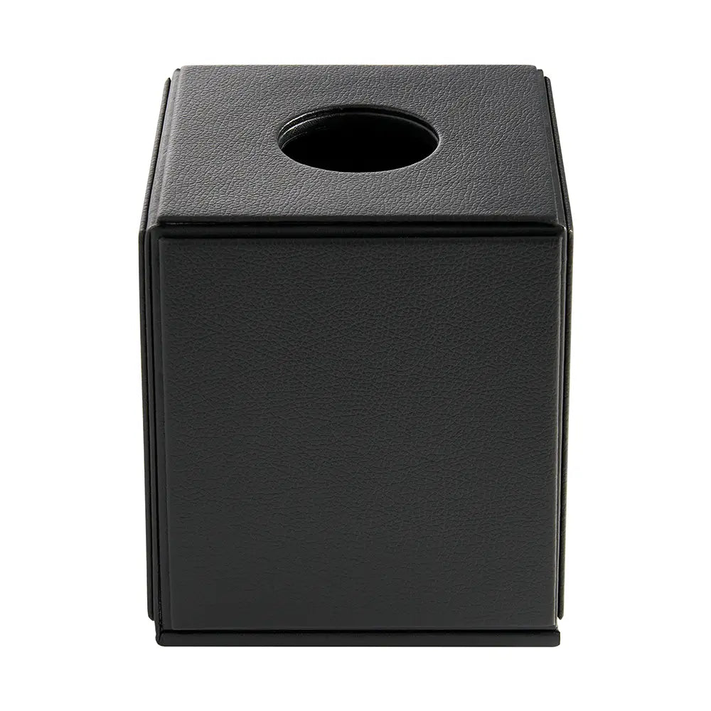 Faux Leather Cube Tissue Box Cover