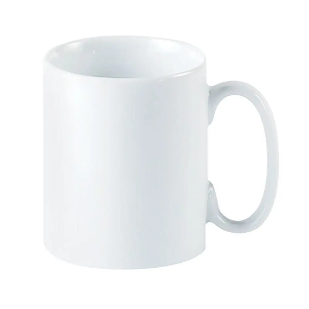 White Toughened Straight Sided Mug 340ml - Pack of 6