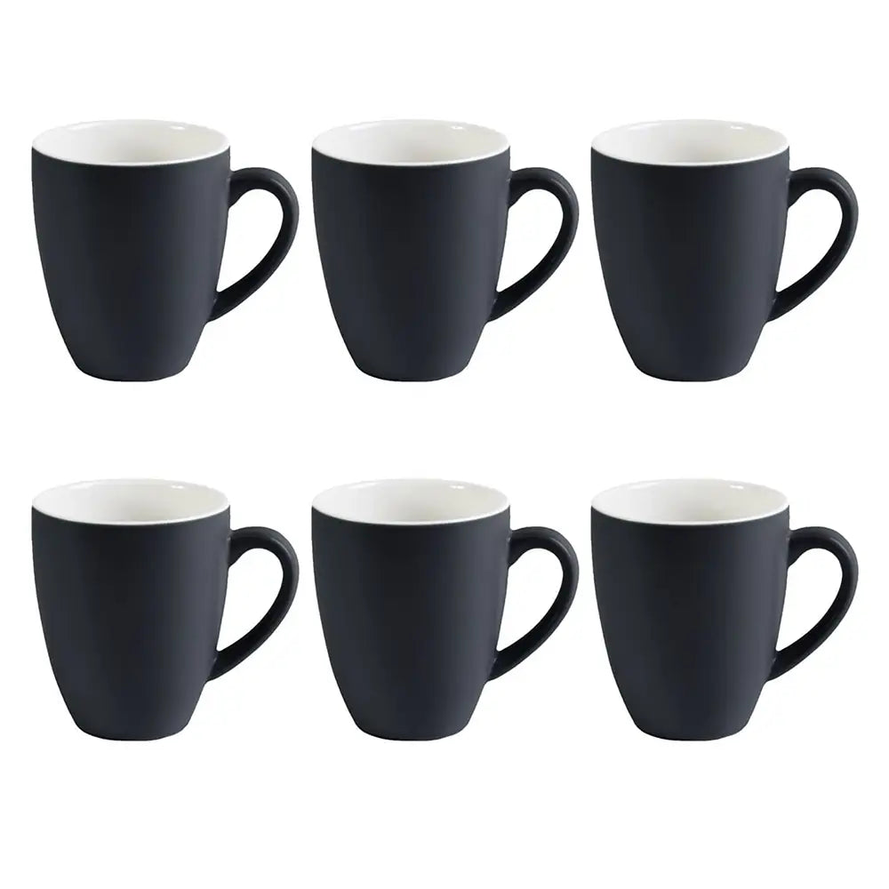 Toughened Black Mug 400ml - Pack of 6