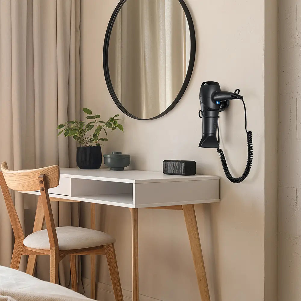 Hotel Hairdryer Ring Holder