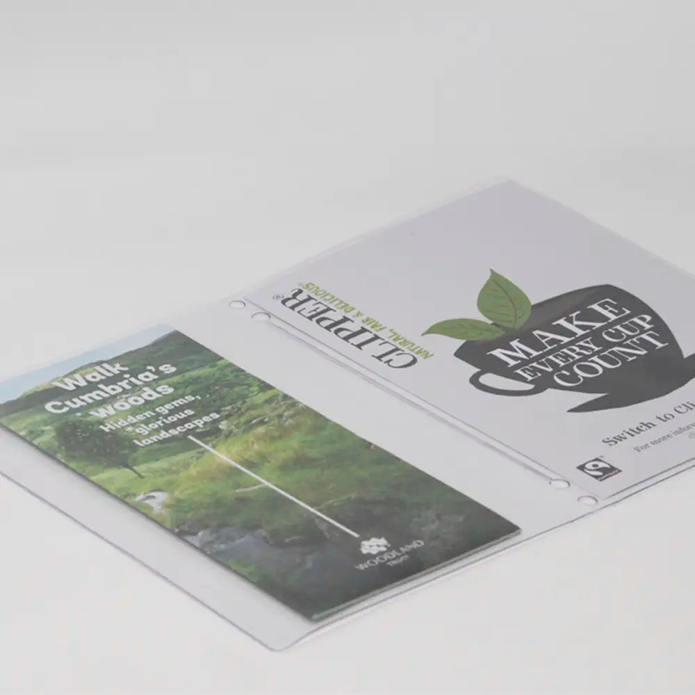 Double Folder Display Pocket A5 - Pack of 5