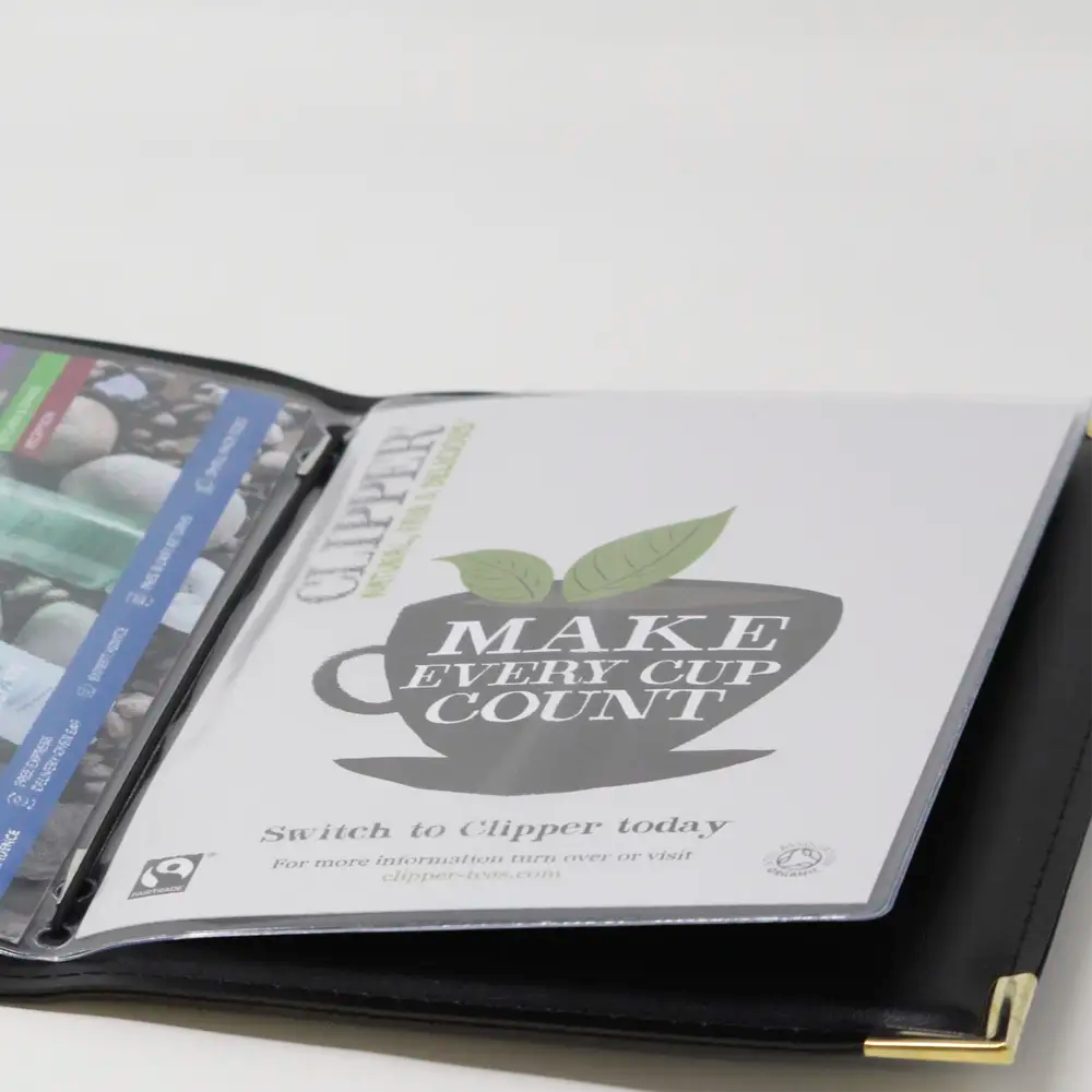 Double Folder Display Pocket A5 - Pack of 5