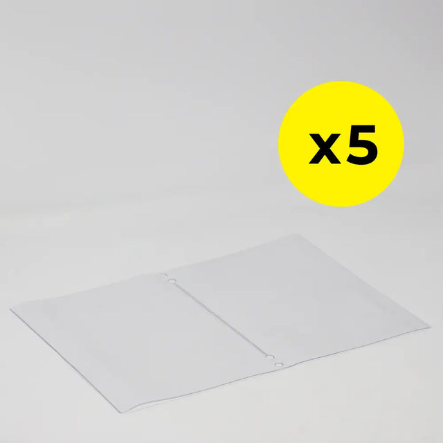 Double Folder Display Pocket A5 - Pack of 5