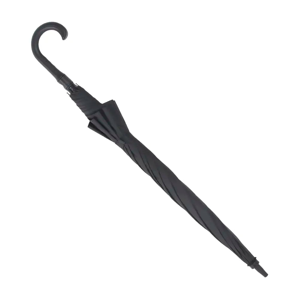 Wind Resistant Umbrella - Black - 118cm