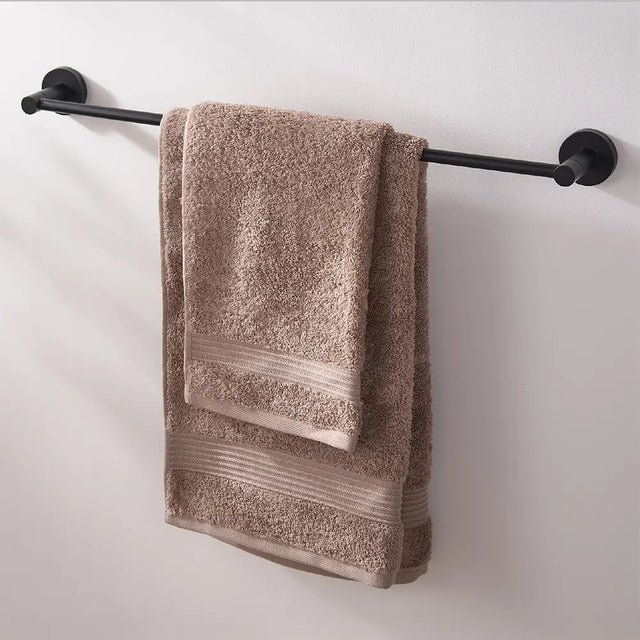 Contemporary Black Towel Rail